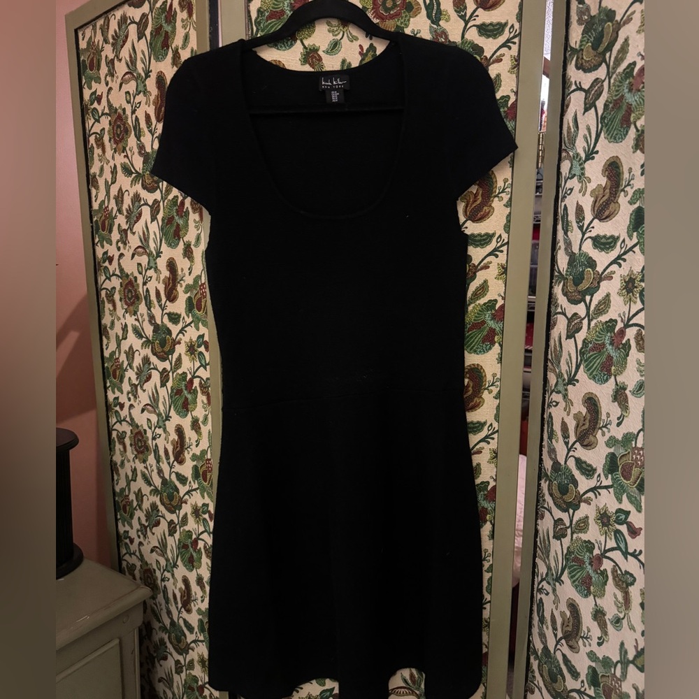 Nicole Miller heavyweight cotton flare dress